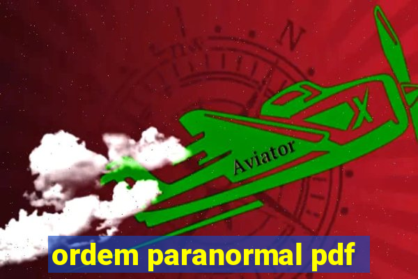 ordem paranormal pdf